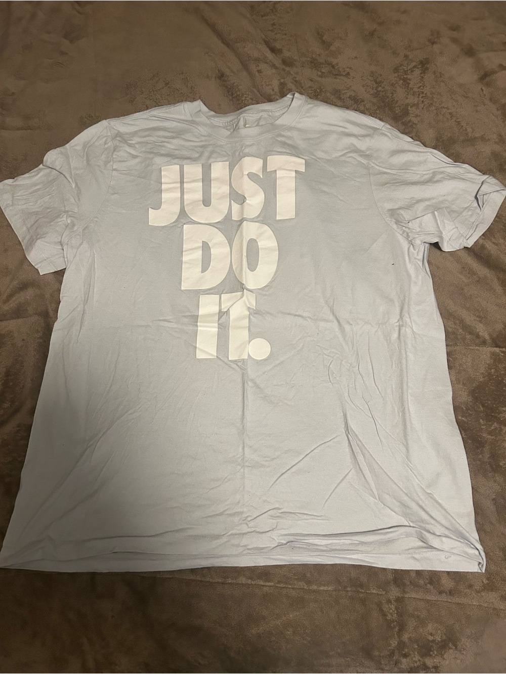Nike Just Do It White Graphic T-Shirt XL The Nike Tee Casual Logo Shirt